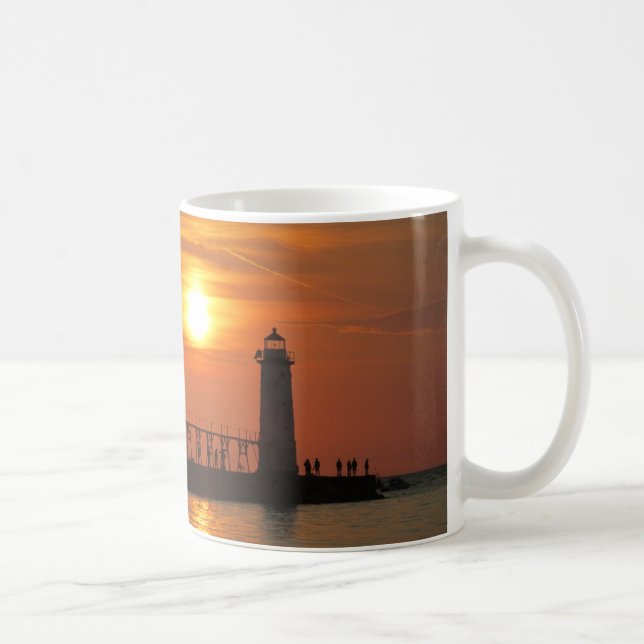 Sunset at the pier coffee mug (Right)