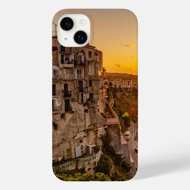 Sunset at Tropea, Italy Case-Mate iPhone Case (Back)