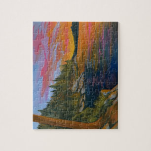 Sunset At Tubbs Hill Jigsaw Puzzle