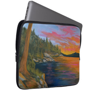 Sunset At Tubbs Hill  Laptop Sleeve