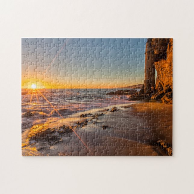 Sunset at Victoria Beach 2 Jigsaw Puzzle (Horizontal)