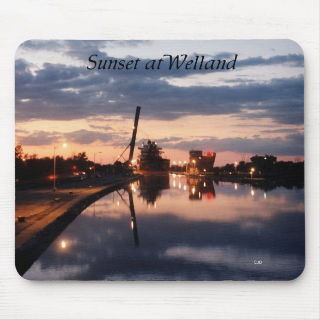 Sunset at Welland mousepad (Front)