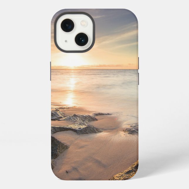 Sunset-background-sky-beautiful- iPhone Case (Back)