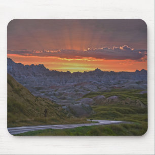 Sunset, Badlands National Park Mouse Pad
