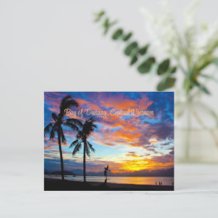 Sunset, Bay of Danang, Central Vietnam, Postcard
