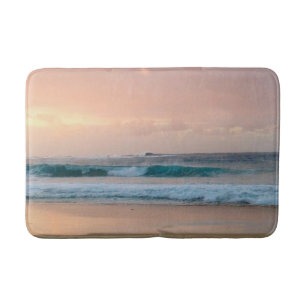 Sunset Beach and ocean  Bath Mat