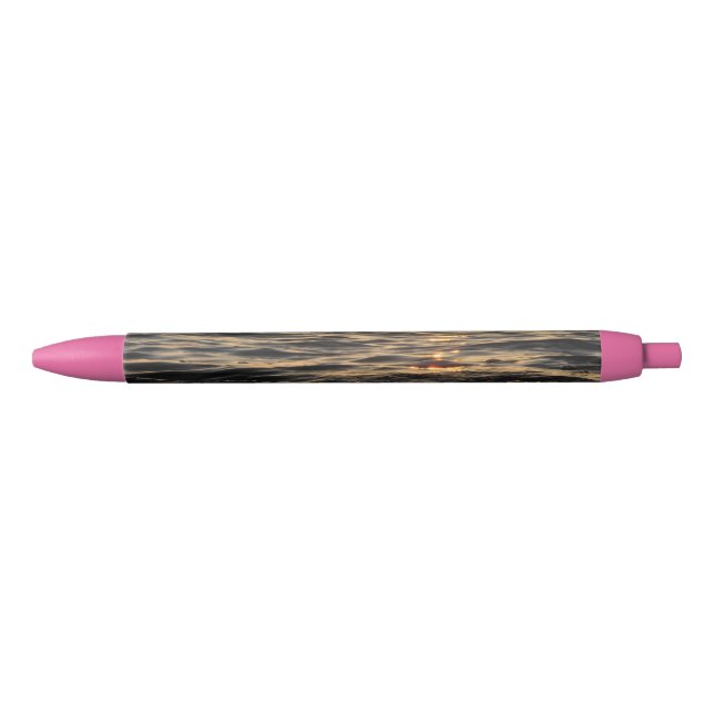 sunset beach black ink pen (Front)