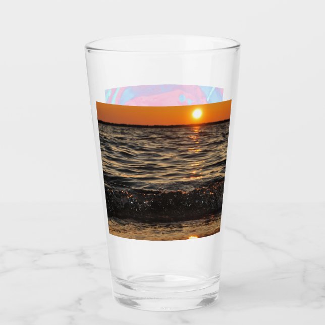 sunset beach glass (Front)