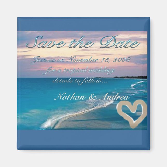 Sunset Beach Magnet (Front)