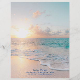 Sunset Beach, Name/Contact Info in Blue