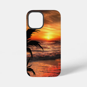 SUNSET BEACH NATURE OCEAN SCENERY iPhone 12 MINI CASE