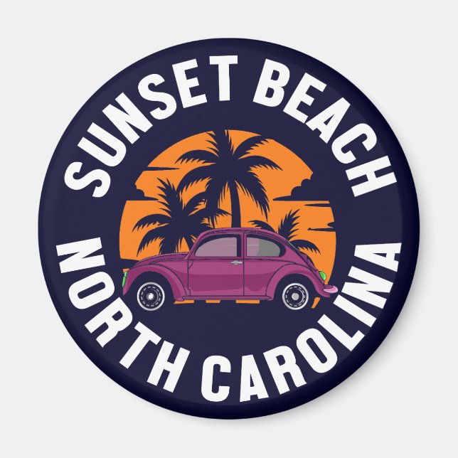 Sunset Beach,North Carolina Magnet (Front)