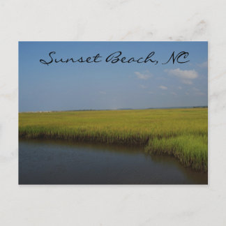 Sunset Beach North Carolina Postcard