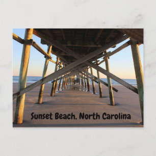Sunset Beach North Carolina Vacation Photo Postcard