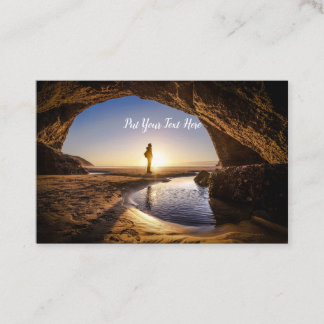 Sunset Beach NZ | Wharariki Beach | South Island N Business Card