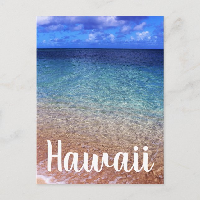 Sunset Beach on Oahu Hawaii Postcard (Front)