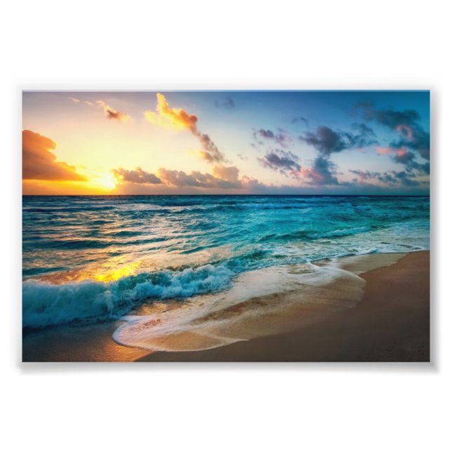 Sunset Beach Photo Print (Front)