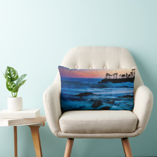 Sunset Beach Polyester Lumbar Pillow 4
