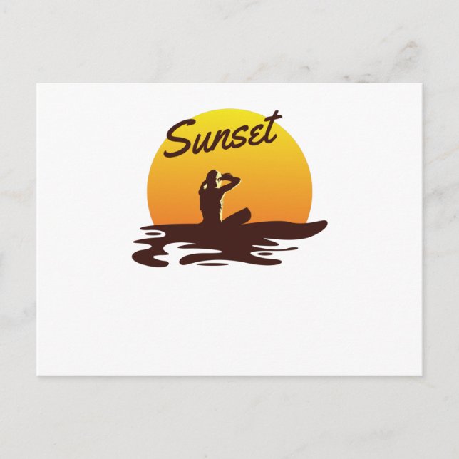 Sunset Beach Postcard (Front)