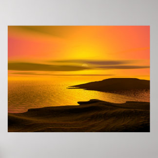 Sunset Beach Poster