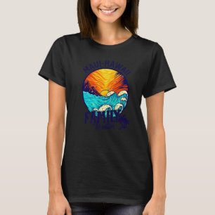 Sunset Beach Retro Maui Hawaii Matching Family Vac T-Shirt