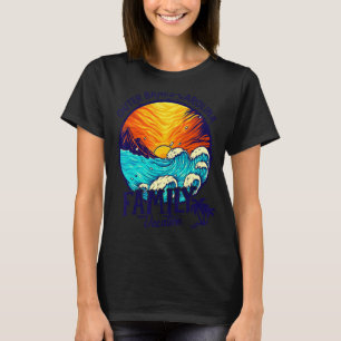 Sunset Beach Retro Outer Banks Carolina Family Vac T-Shirt