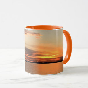 Sunset Beach Sea Water Ocean Summer Sunrise Relax Mug