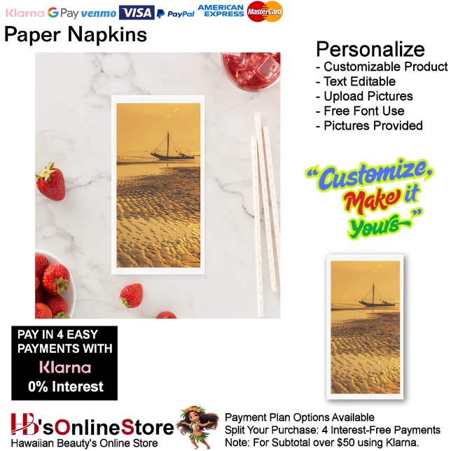 Sunset Beach Tables Kitchen Restaurant Decor 6 Napkin (Sunset Beach Tables Kitchen Restaurant Decor Paper Guest Towels 6.)