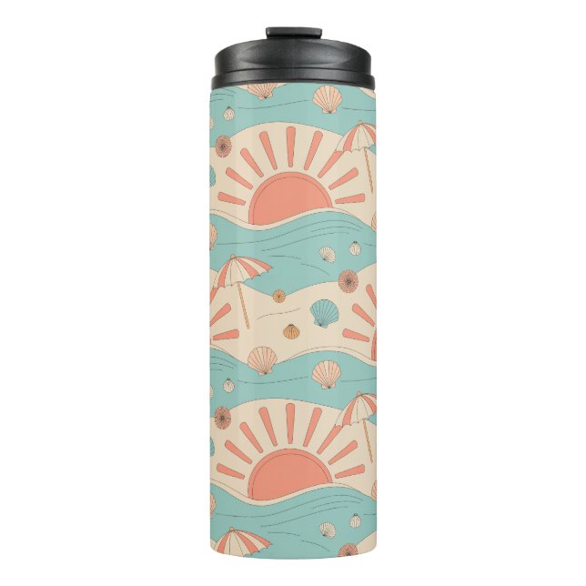 Sunset Beach Thermal Tumbler (Front)