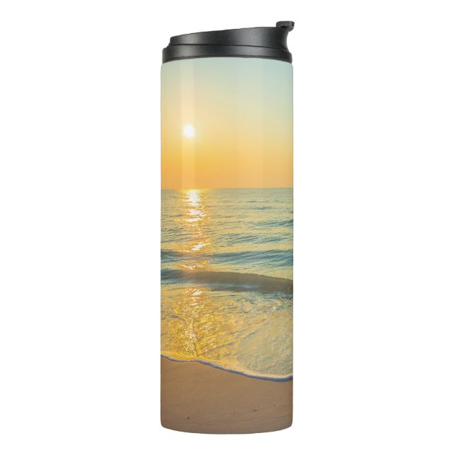Sunset beach thermal tumbler (Rotated Left)