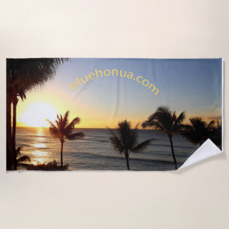 Sunset beach towel