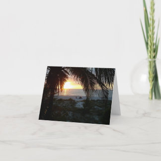 Sunset Beach, Treasure Island, Florida Card