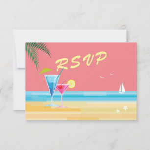 Sunset Beach Wedding RSVP