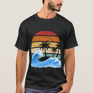Sunset Beach — Where WiFi Is Weak but Vibes Are St T-Shirt