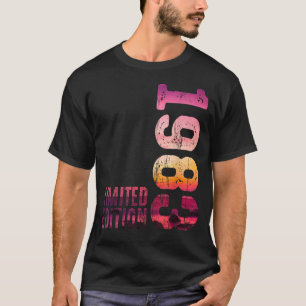 Sunset Beach Year 1983 Birth Vintage Since 1983 Re T-Shirt
