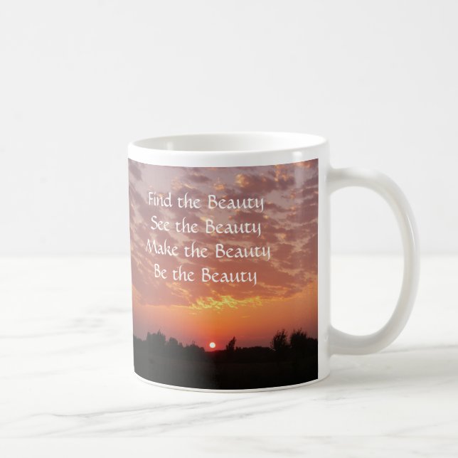 Sunset Beauty Mug - Customised (Right)