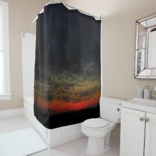 Sunset Before the Storm Shower Curtain