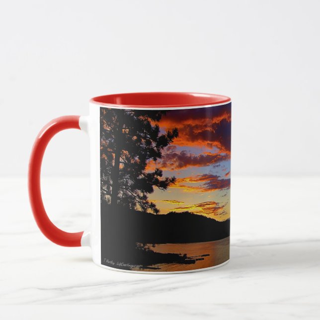 Sunset Big Bear Lake CA Mug (Left)