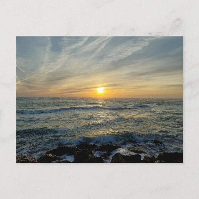 Sunset Bliss in Portugal Postcard (Front)