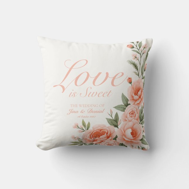 Sunset Bloom Cushion (Front)