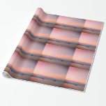 Sunset Boats Sea Glossy Wrapping Paper<br><div class="desc">Sunset in Thassos photo.</div>