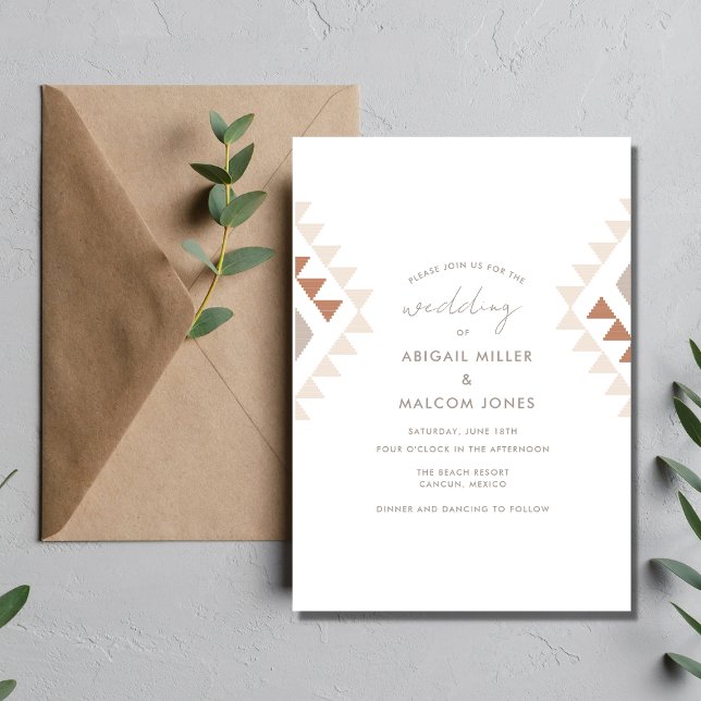 Sunset Boho Wedding Invitation (Creator Uploaded)
