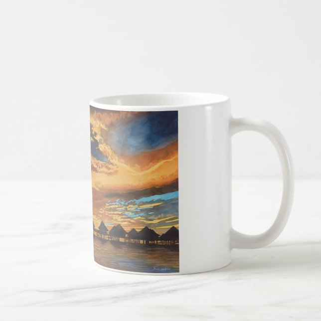 Sunset Bora Bora Coffee Mug (Right)
