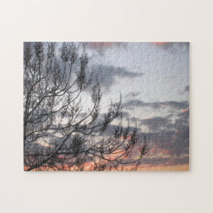 Sunset Branches Jigsaw Puzzle