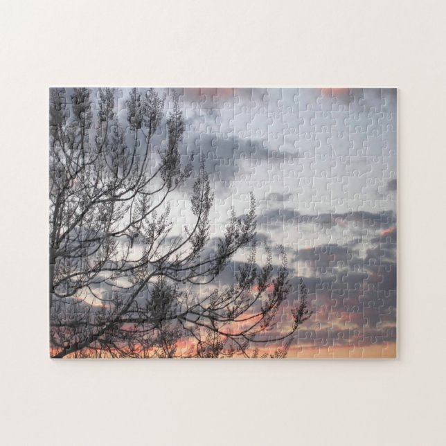 Sunset Branches Jigsaw Puzzle (Horizontal)