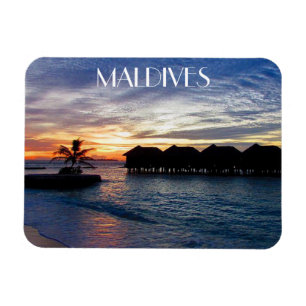 sunset bungalows maldives magnet