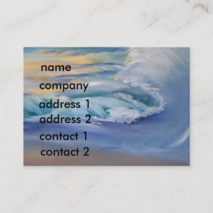 SUNSET...business card