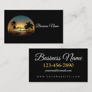 Sunset Business Card