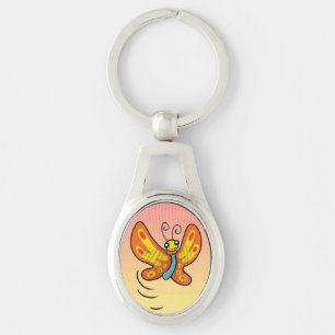 Sunset Buttah Fly Key Ring