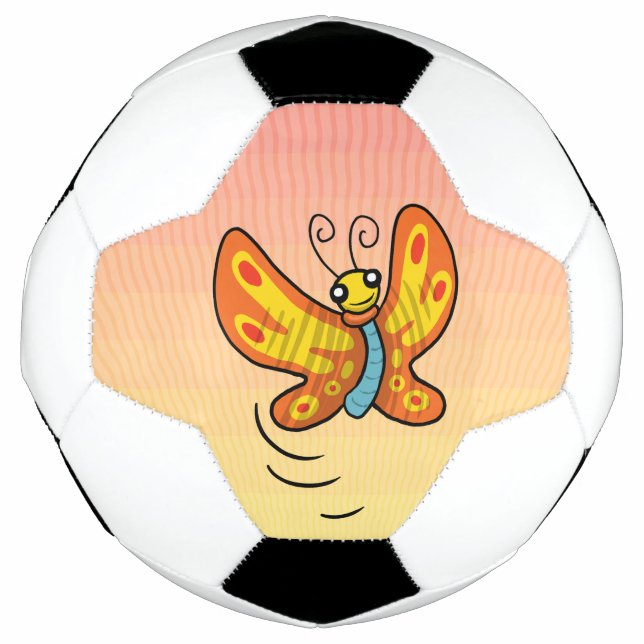 Sunset Buttah Fly Soccer Ball (Front)